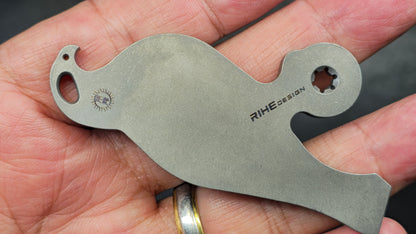 TWOSUN EDC92 TC4 Titanium Pry Bar OPENER TOOL (NEW)
