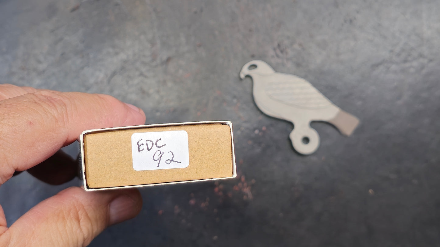 TWOSUN EDC92 TC4 Titanium Pry Bar OPENER TOOL (NEW)