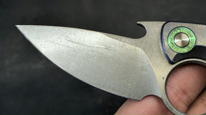 TWOSUN TS569 Fixed Blade Titanium 14C28N (NEW)