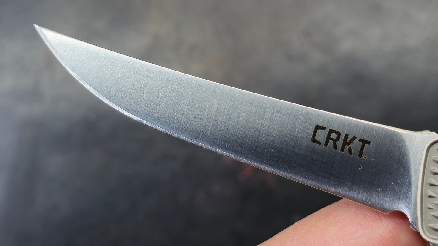 CRKT Crossbones Knife Aluminum Handle AUS-8A Stainless (USED)