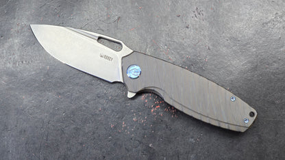 Kubey Tityus Flame Annoed Titanium 14C28N (NEW)