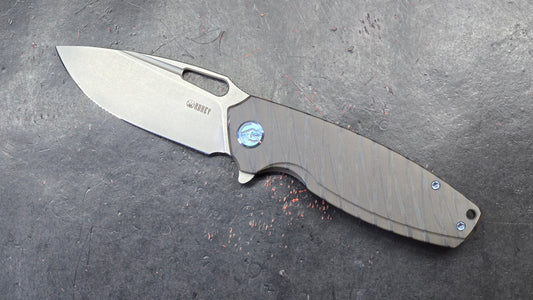 Kubey Tityus Flame Annoed Titanium 14C28N (NEW)