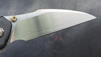 WE KNIFE Ziffius Black/Blue Titanium 20CV LIMITED (NEW)