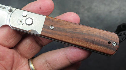 Artisan Cutlery Holm Button Lock with Safety Rosewood AR-RPM9 (NEW)