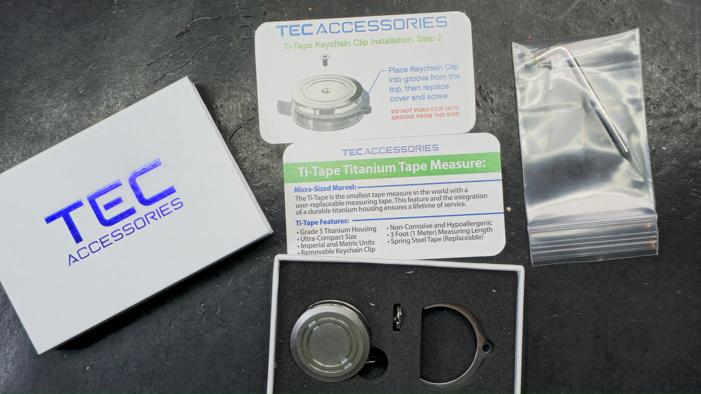 TEC Titanium Tape Measure 3' (NEW)
