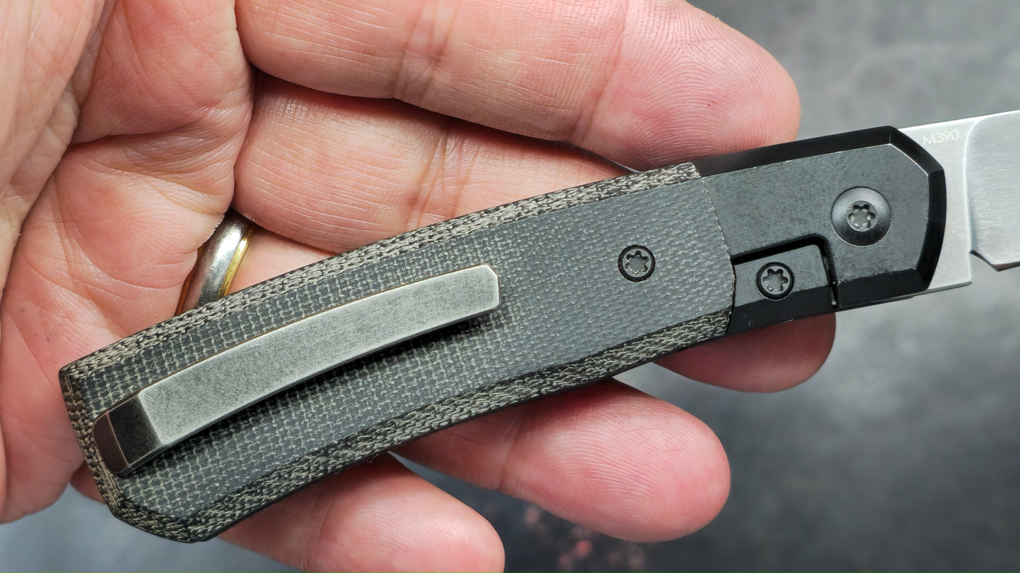 Suprlativ Canibl Micarta, titanium, M390 (USED)