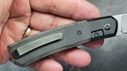 Suprlativ Canibl Micarta, titanium, M390 (USED)