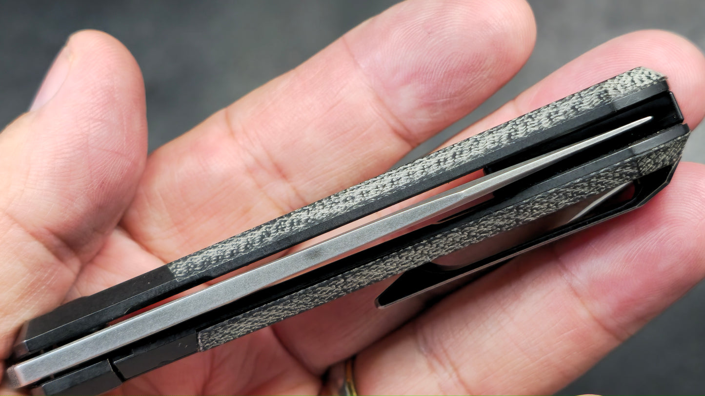 Suprlativ Canibl Micarta, titanium, M390 (USED)