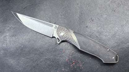 Tuya Knife Kingsman Titanium Carbon Fiber M390 (NEW)