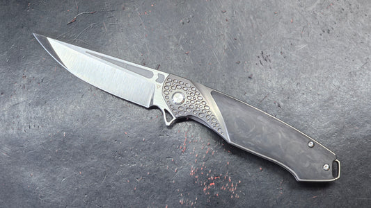 Tuya Knife Kingsman Titanium Carbon Fiber M390 (NEW)