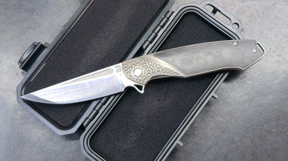 Tuya Knife Kingsman Titanium Carbon Fiber M390 (NEW)