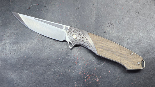 Tuya Knife Kingsman Titanium Micarta M390 (NEW)