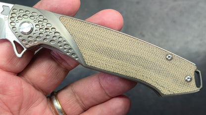 Tuya Knife Kingsman Titanium Micarta M390 (NEW)