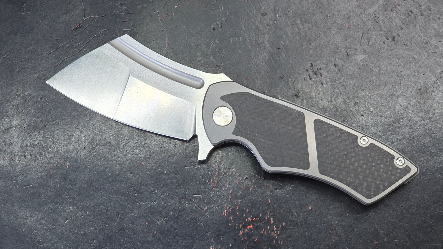 Tuya Knife Hellfire Titanium Carbon Fiber S90V (NEW)