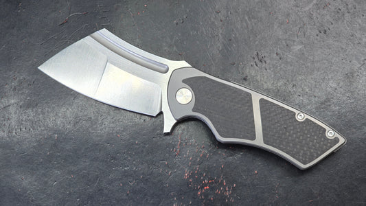 Tuya Knife Hellfire Titanium Carbon Fiber S90V (NEW)