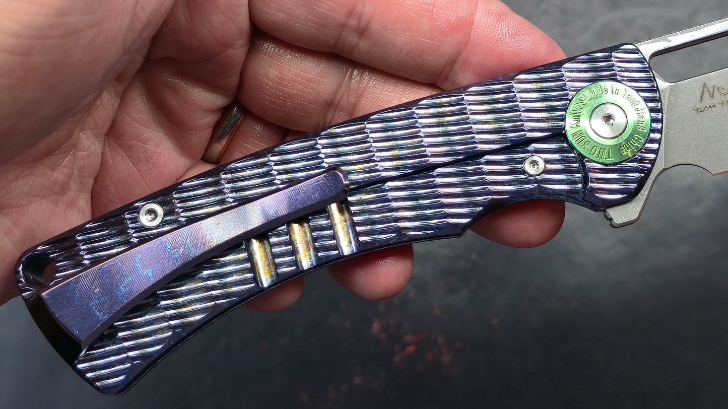TWOSUN TS444 Blue Anodized Titanium YJ01-V1 (NEW)