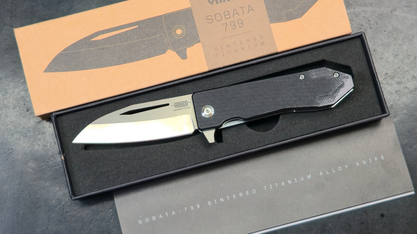VARGO Sobata 799 G10 Sintered Titanium Blade (NEW)