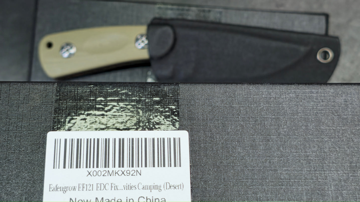 Eafengrow EF121 Fixed Blade G10 D2 (NEW)