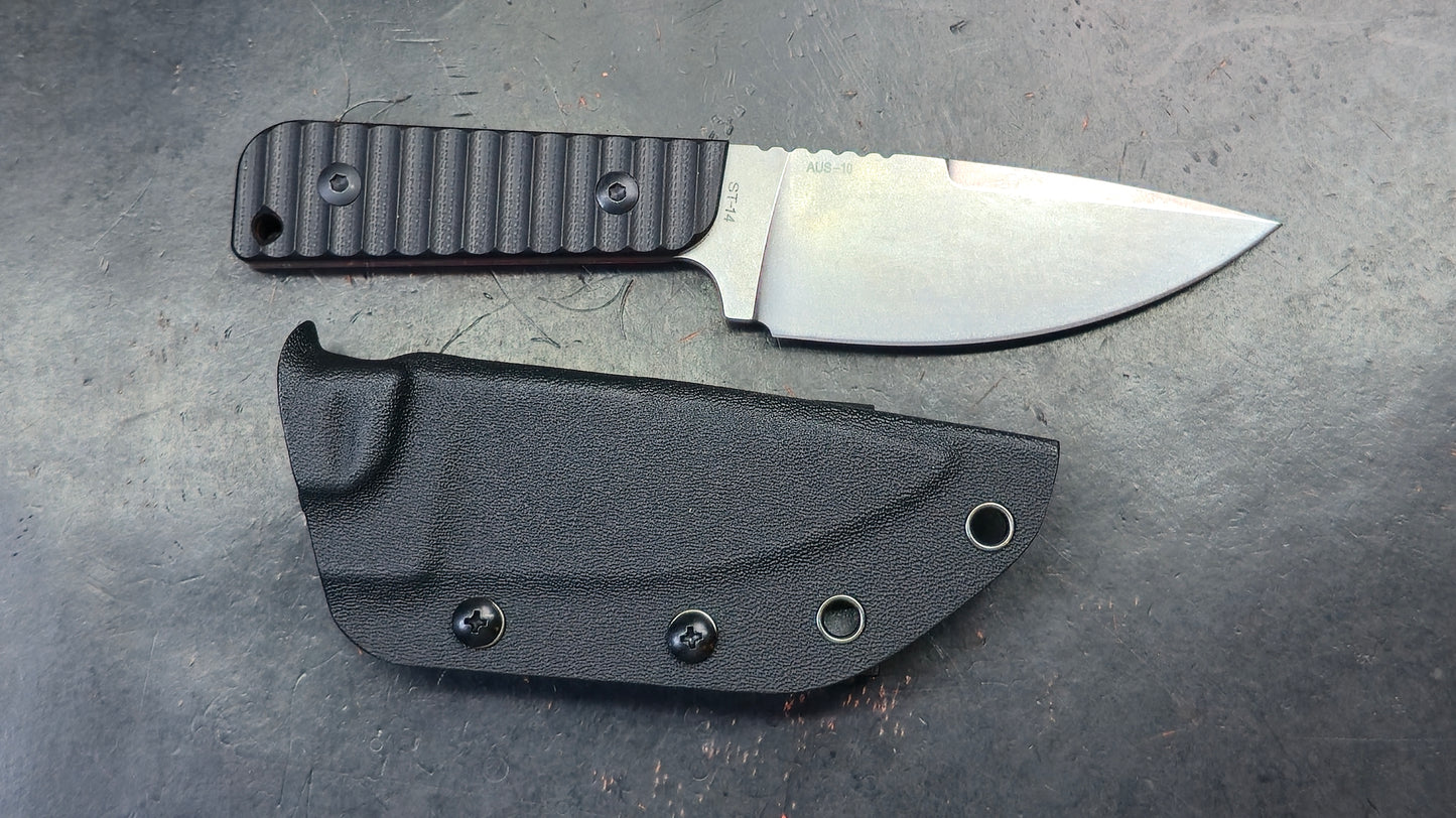 Sitivien ST14 Fixed Blade G10 AUS 10 (NEW)