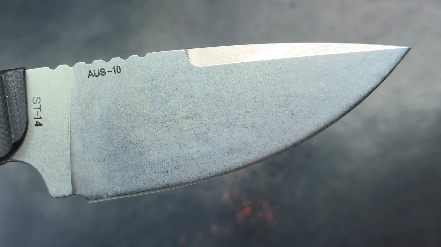 Sitivien ST14 Fixed Blade G10 AUS 10 (NEW)