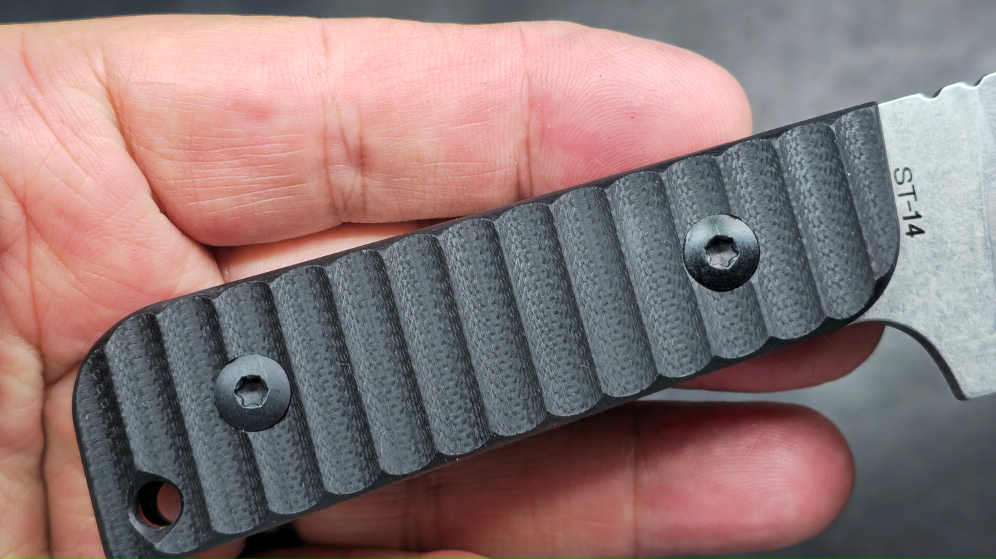 Sitivien ST14 Fixed Blade G10 AUS 10 (NEW)