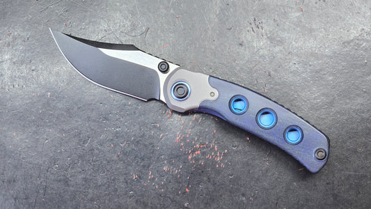 KIZER Pioneer Blue Canyon / Titanium S35VN (NEW)