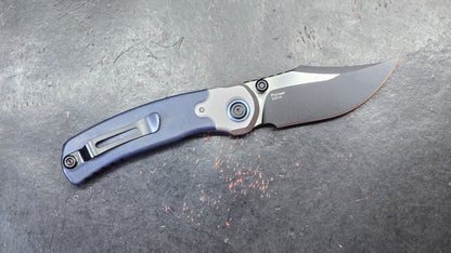 KIZER Pioneer Blue Canyon / Titanium S35VN (NEW)