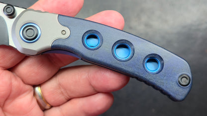 KIZER Pioneer Blue Canyon / Titanium S35VN (NEW)