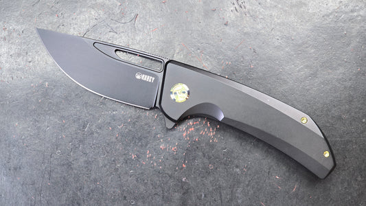KUBEY Hyperion Titanium CPM S35VN (NEW)