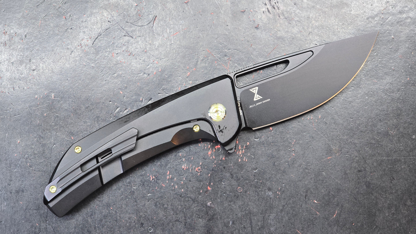 KUBEY Hyperion Titanium CPM S35VN (NEW)