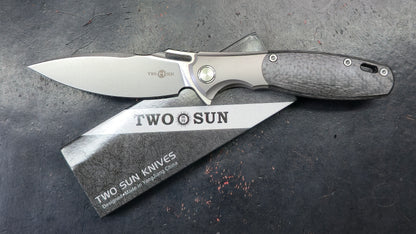 TWOSUN TS162 Titanium Carbon Fiber M390 (NEW)