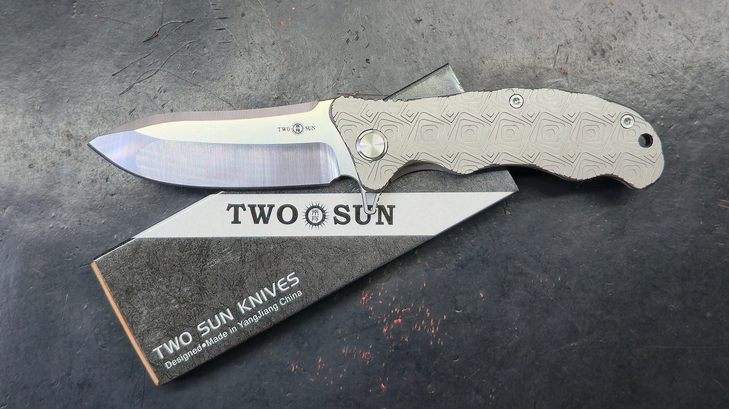 TWOSUN TS72 (SQUARE) Titanium M390 (NEW)