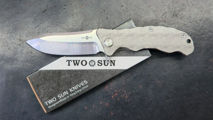 TWOSUN TS72 (SQUARE) Titanium M390 (NEW)