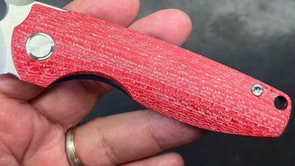 TWOSUN TS129 Red Carbon Fiber / Timascus M390 (NEW)