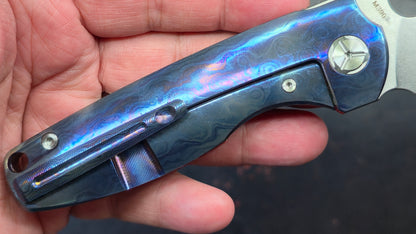 TWOSUN TS129 Red Carbon Fiber / Timascus M390 (NEW)