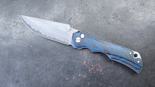 TWOSUN TS598 (FOLDED INTEGRAL) Gimascus handle Dimascus blade (NEW)