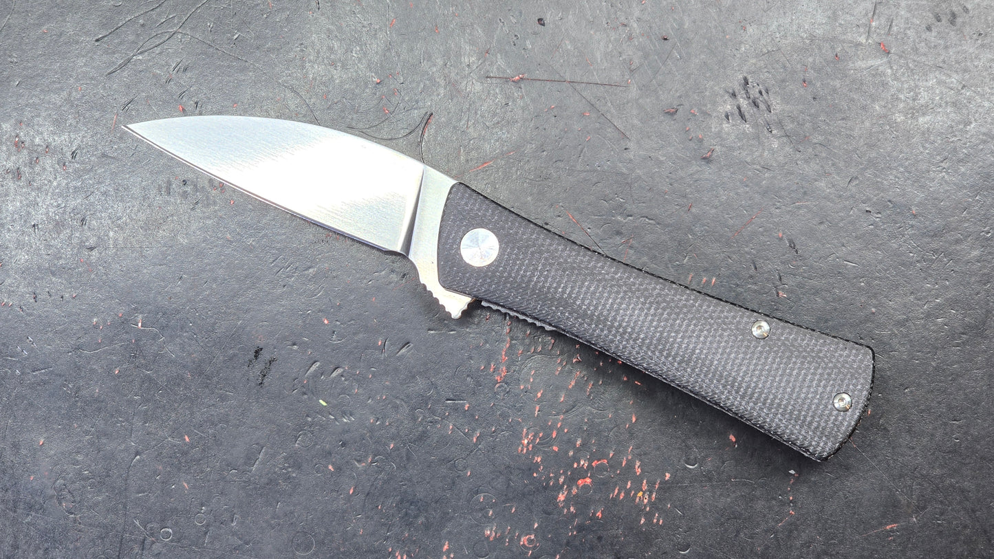 Finch Shiv Micarta 14C28N (NEW)