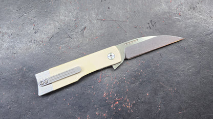 Finch MCcoy Ivory Micarta 154CM (NEW)