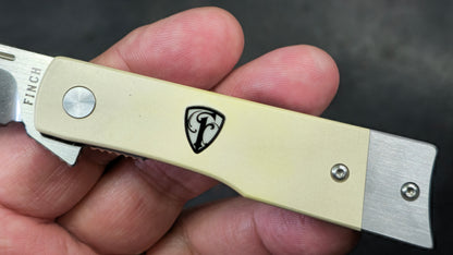 Finch MCcoy Ivory Micarta 154CM (NEW)