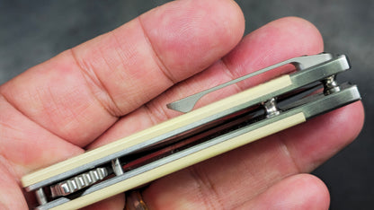 Finch MCcoy Ivory Micarta 154CM (NEW)