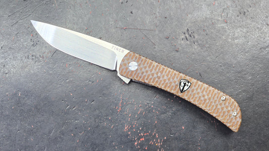 Finch Chernobyl Ant Parquet (Brown Micarta) 14C28N (NEW)
