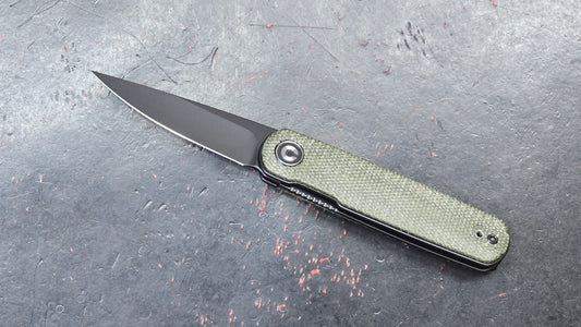 Civivi Lumi Brown Burlap Micarta Handle 14C28N (NEW)