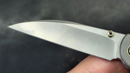 WEKnife Schism Titanium Gold Holes S35VN (NEW)
