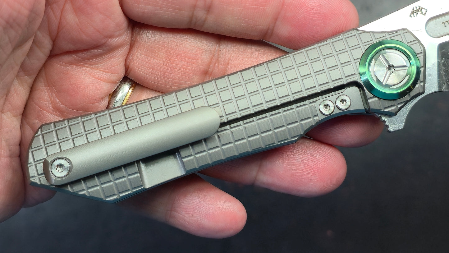TwoSun TS195 Frag Titanium Handle M390 Blade (NEW)