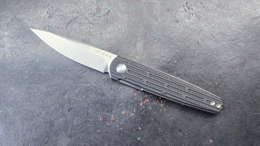 Kizer Bamboo Black Micarta Handle Nitro-V (NEW)