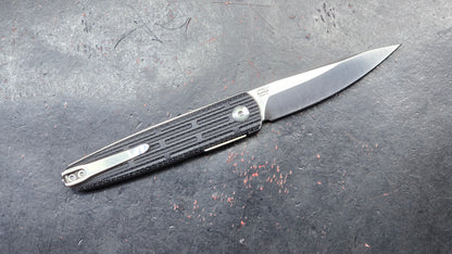 Kizer Bamboo Black Micarta Handle Nitro-V (NEW)
