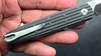 Kizer Bamboo Black Micarta Handle Nitro-V (NEW)