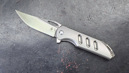 Kizer Assassin Titanium Handle, 3.15 Inches S35VN (NEW)