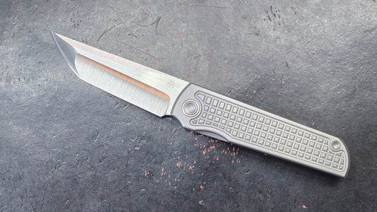 North Mountain Blade LEE WILLIAMS KICKSTOP Grid Titanium ZDP189 (NEW)