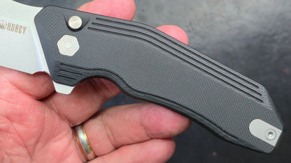 Kubey Yokai Folding Knife Black G10 Handle 14C28N (NEW)